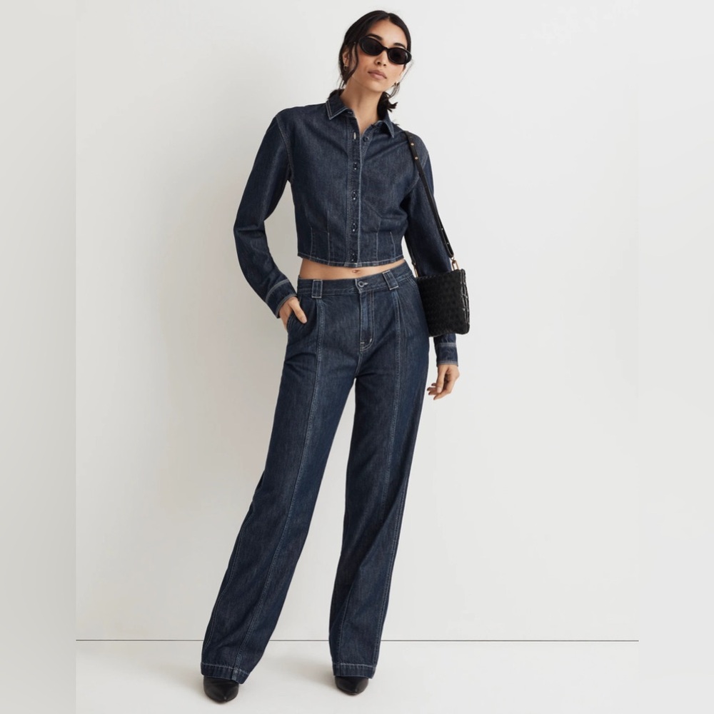 NWT Madewell Indigo Flare & Wide Leg Jeans (Dovehill Wash)